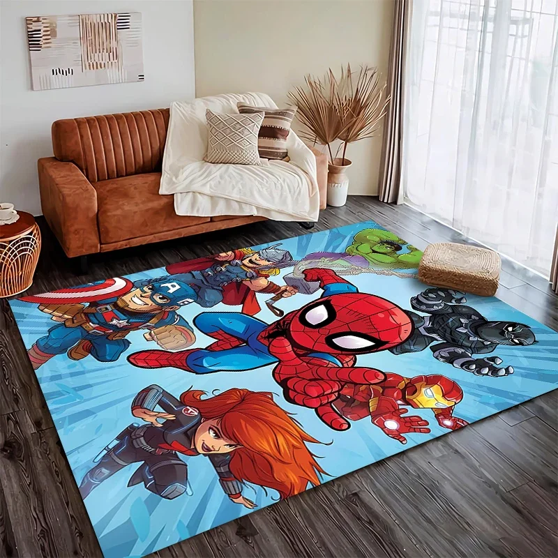 15 Sizes Disney  Avengers Superhero-Hulk Arpet for Living Room Home Decor Large Area Rug Bedroom Floor Rug Non-slip Mat