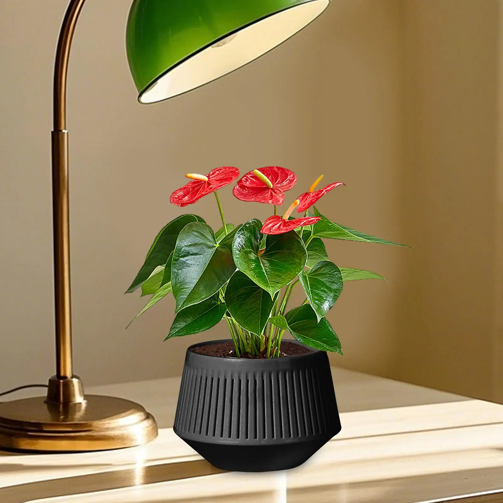 أواني لحاوية الأوركيد الأوركيد قابلة للتنفس بطبقة مزدوجة للتحكم في الجذر نظام الري للنباتات الحية المزهرة في الأماكن المغلقة