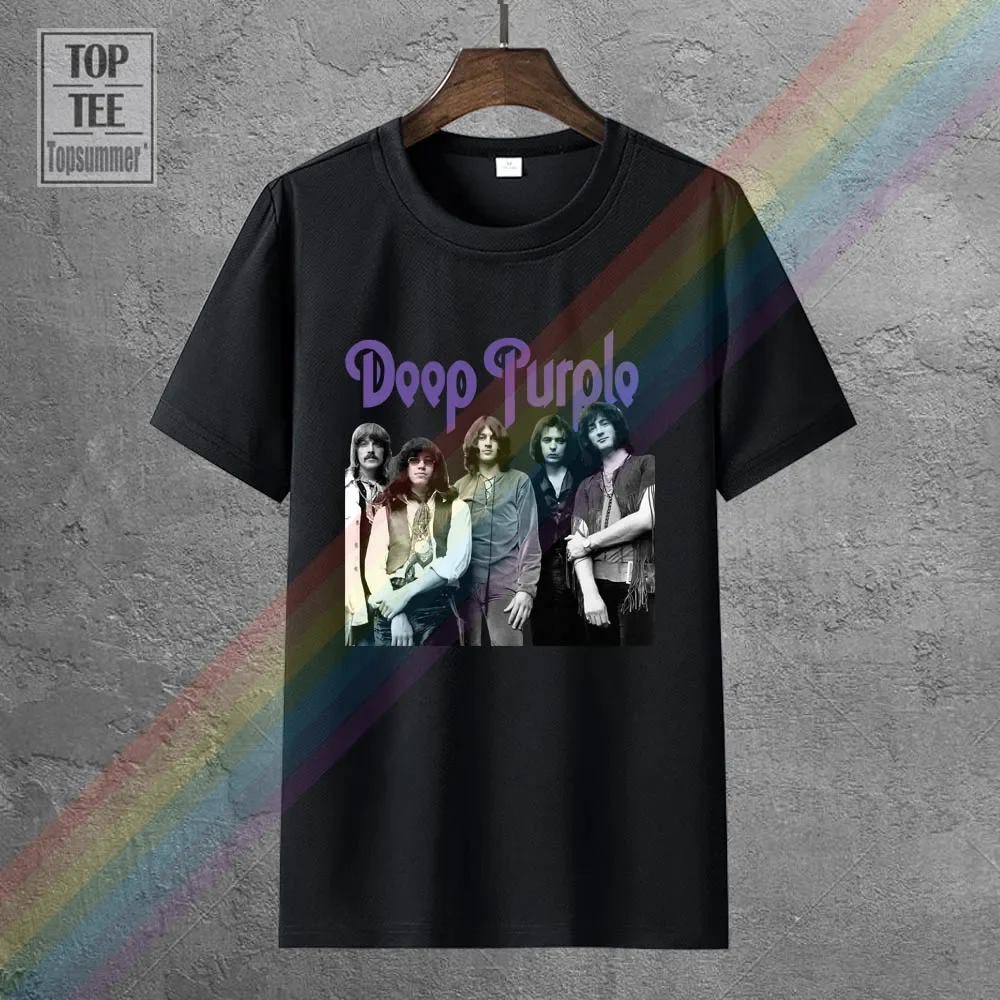 Deep Purple Retro Graphic Men T Shirt English Uk Hard Heavy Metal Rock Band Xl Cute Tatoo Lover T Shirt