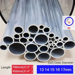 3pcs-15pcs Aluminium Pipe 13-17mm OD Straight 700mm 950mm Long Round 6063 Aluminum Alloy Tube Multiple quantities