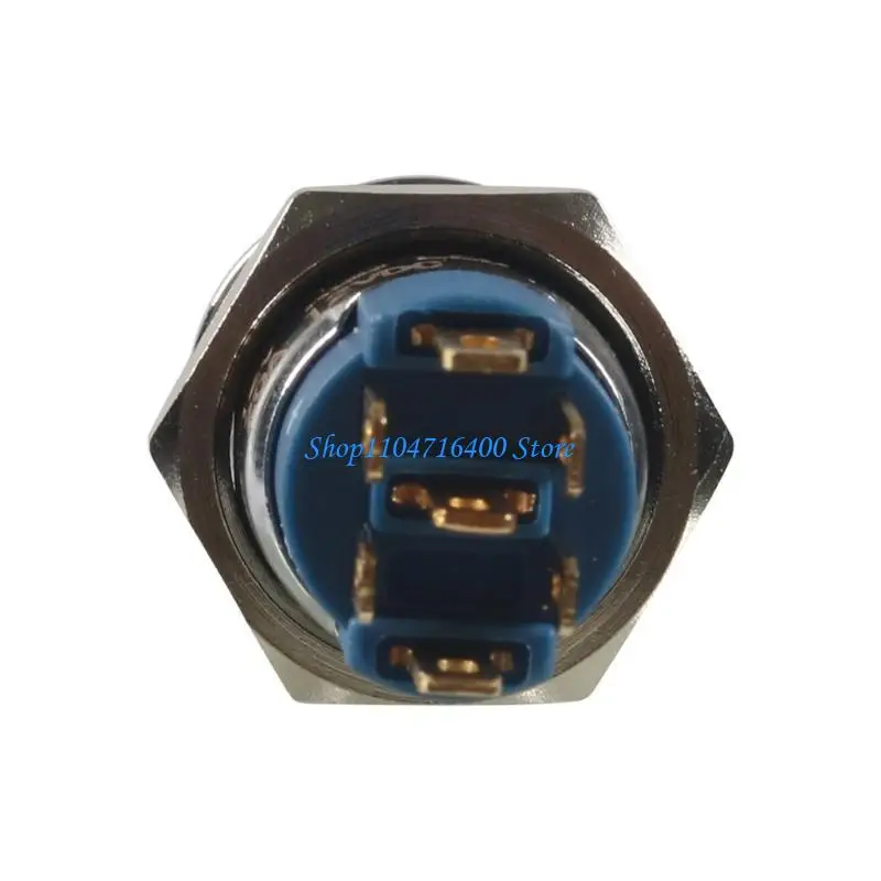 y1gd Metal Push Button Switch 12V 16mm Lamp Power Symbol Waterproof LED Light Locking Reset Prewired