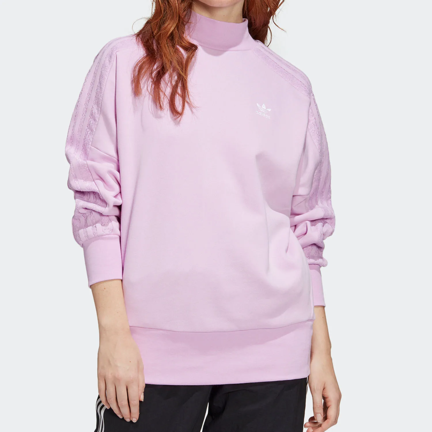 

Официальная аутентичная женская простая спортивная повседневная толстовка Adidas с тремя полосками FU1743