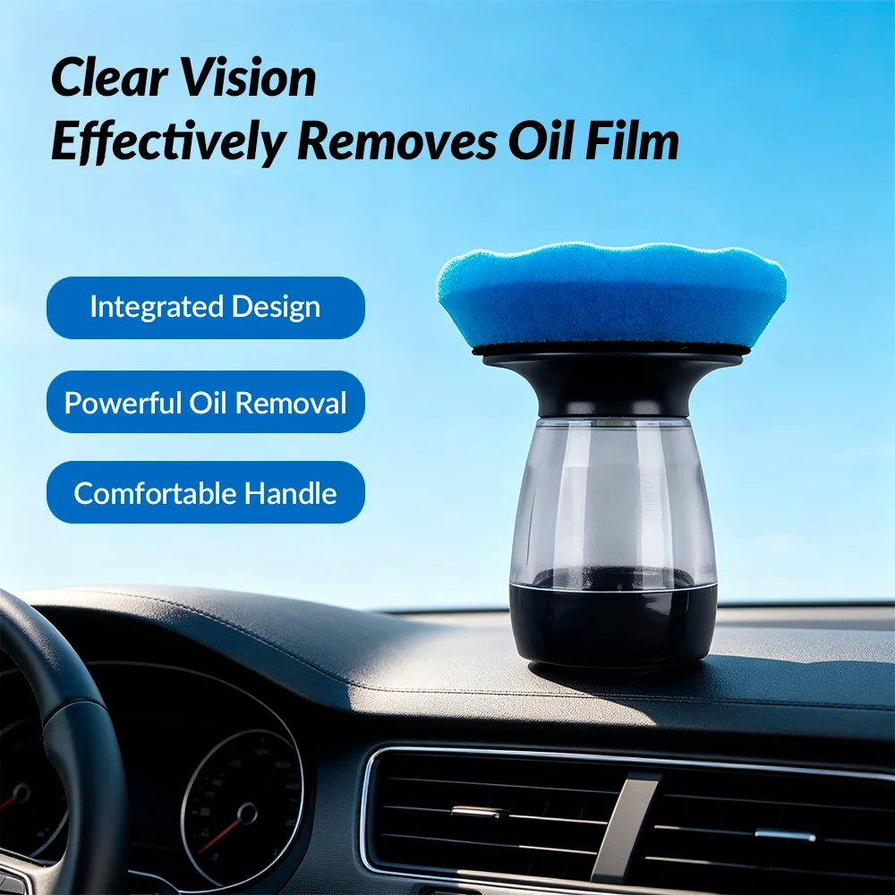 Tire Shine Applicator, Car Polisher Waxing Sponge Pad Buffing Kit, Integrated Design, Powerful Oil Removal, for Most Tire Waxing