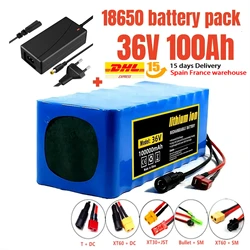 10S4P 36V 100000mAh Electric Scooter Lithium Battery 18650 battery pack 36V 100Ah Electric Scooter Electric Scooter Battery 36v