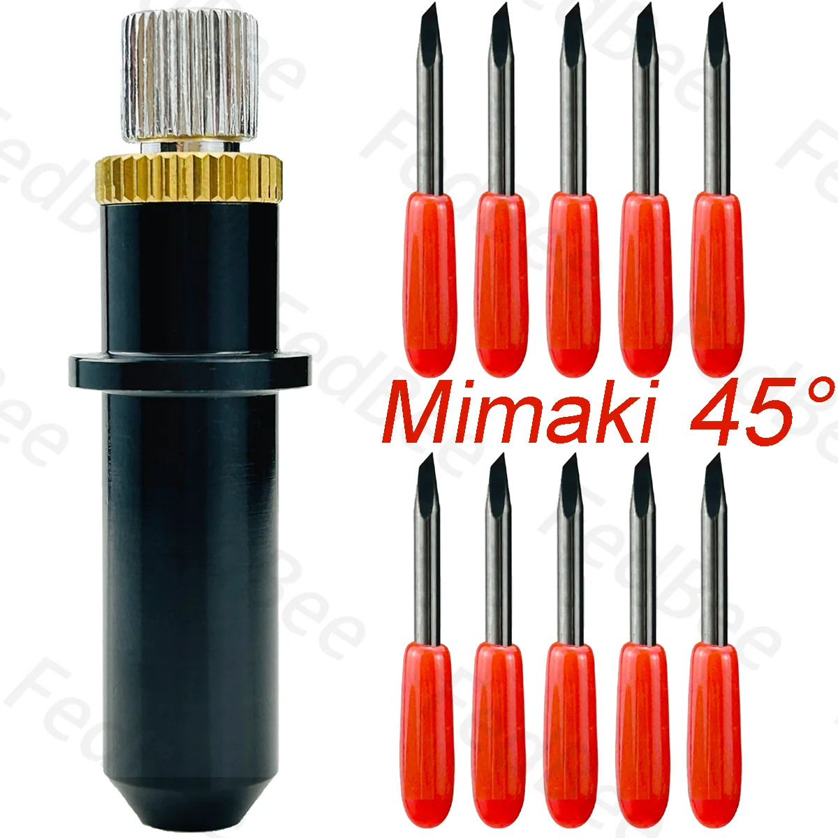 

Universal 10pcs 45 Degree Cutting Blade + 1pc Blade Holder for Mimaki Plotter