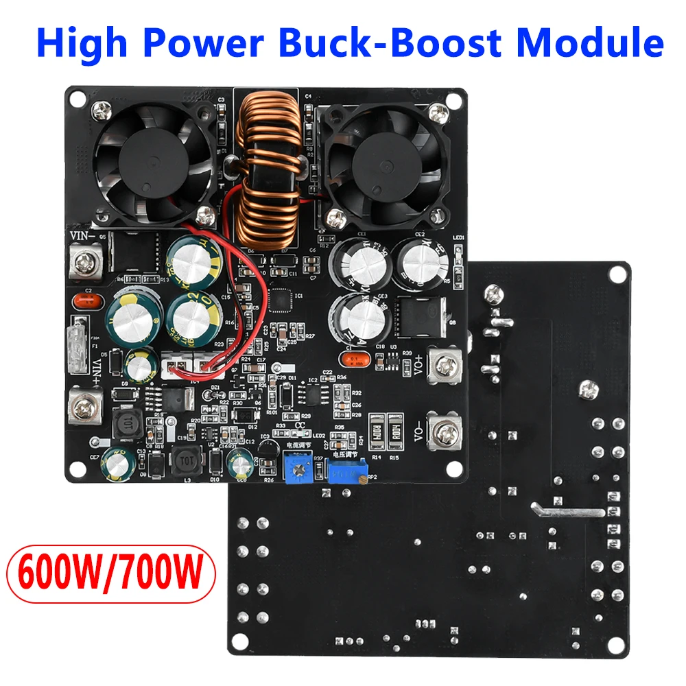 

High Power 600W/700W Step-Up-Down Module Adjustable Regulated Power Supply CC CV Step Down-Up Converter Board for Charging