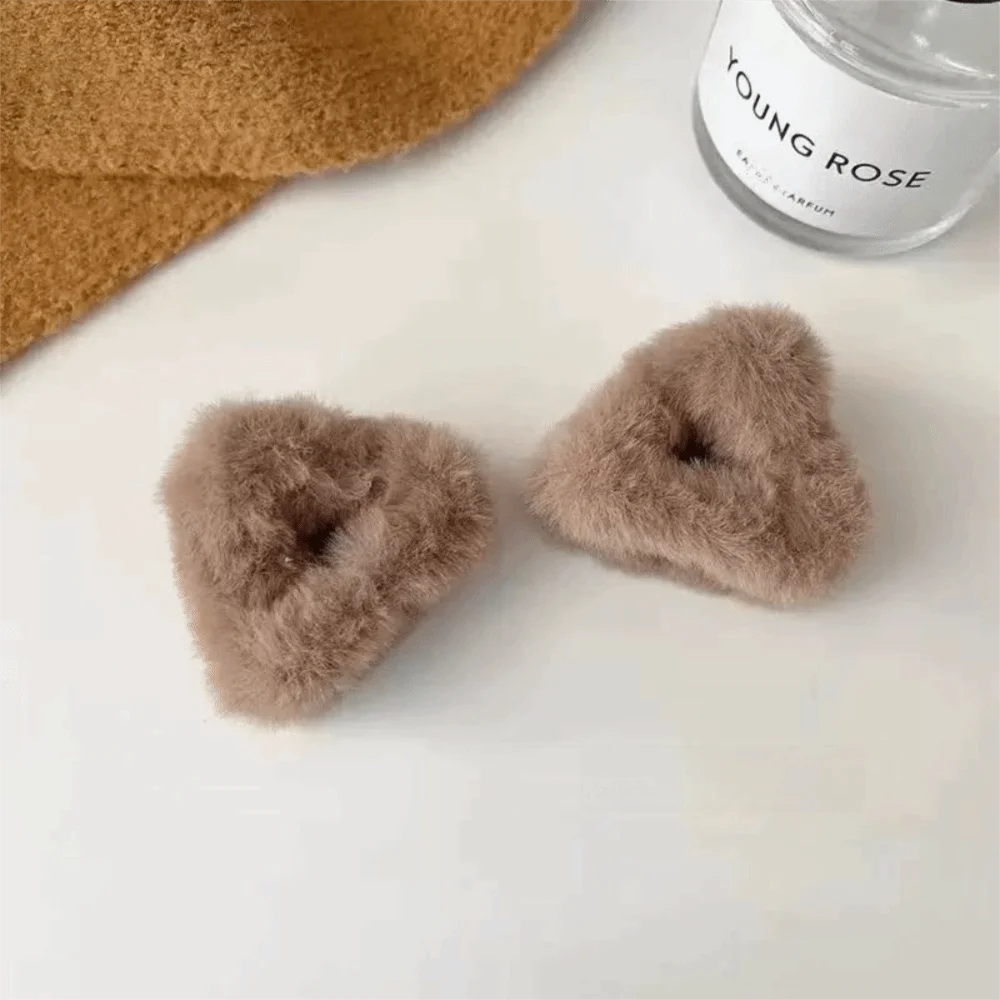 Trendy Versatile Hair Clips Cat Ear Shape Sweet Style Ponytail Clips Fluffy Women Hairpins Women Head Wear Accessories