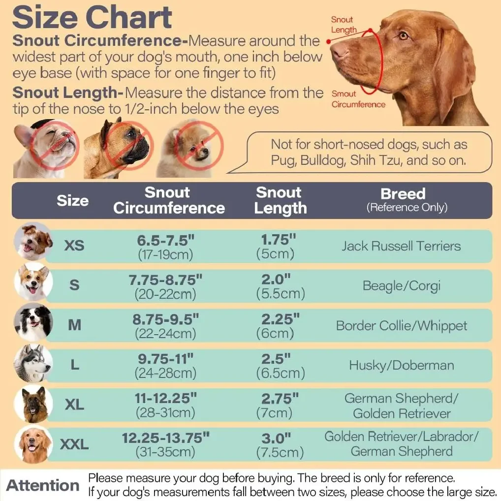 Breathable Mesh Dog Muzzle 6