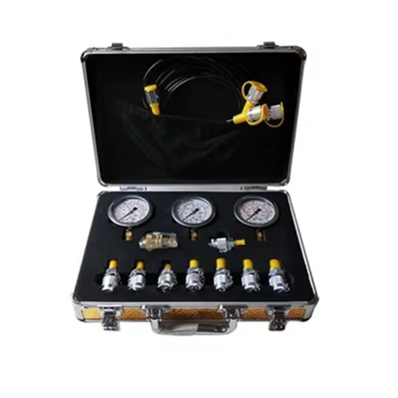 

Tool Set Pressure Measuring Connector XZTK-60M Portable Hydraulic Test Gauge Box Mechanical Digger Testing Tool Hand