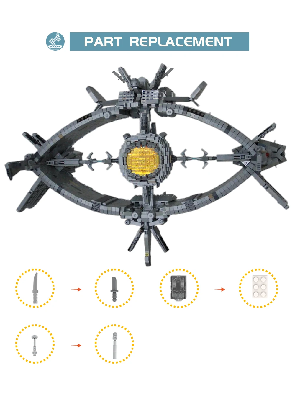 MOC vaisseau spatial aventure blocs de Construction ensemble science-fiction héros vaisseau spatial modèle éducatif Construction jouet enfants adultes cadeau 5602 pièces
