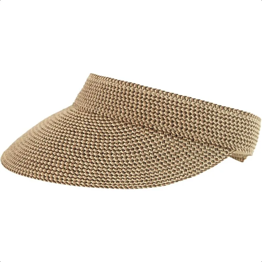 

San Diego Hat Company Women's Mixed Braid Brim Visor with Sun Hats for Women