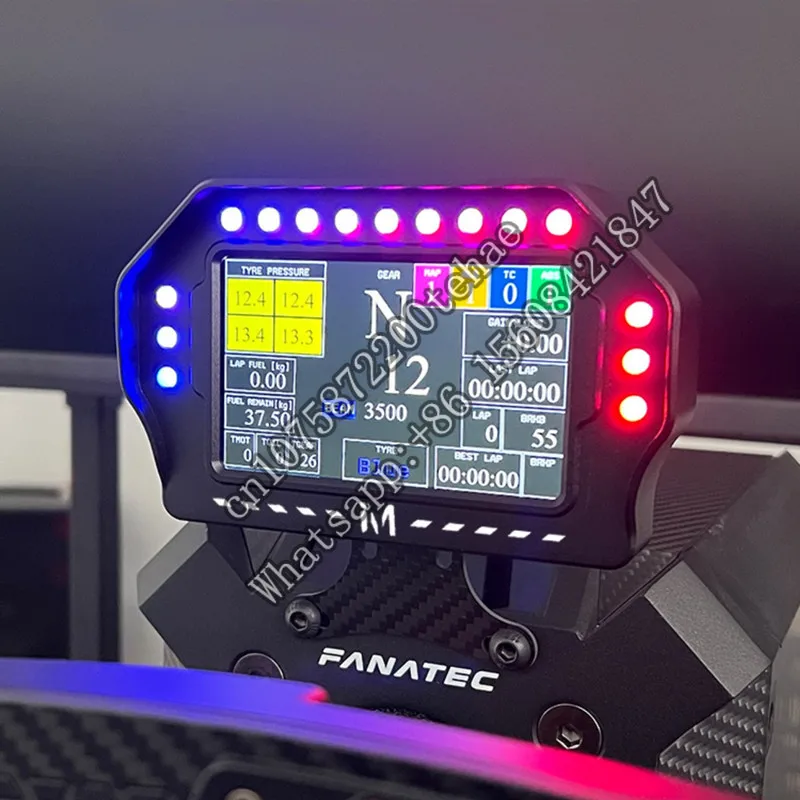 4 Zoll RGB LCD Dashboard Racing Simulation Spiel Lenkrad Instrumenten tafel Display für Simagic Fanatec Moza