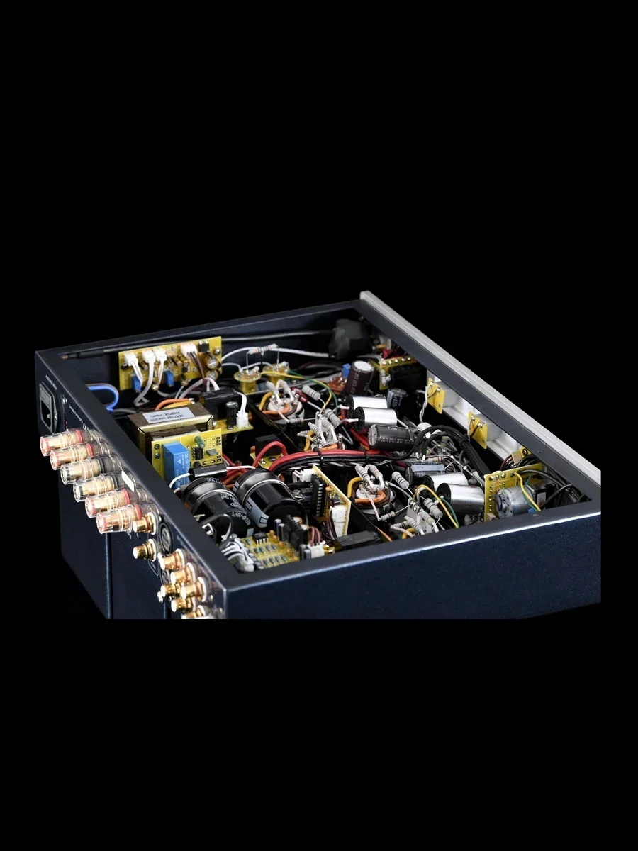 MUZISHARE X7 Новый двухтактный ламповый усилитель KT88 Сбалансированный ламповый усилитель GZ34 Самый продаваемый с фонокорректом и пультом дистанционного управления