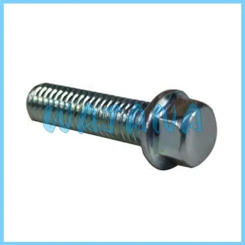 M6 × 22 Hexagonal Flange Full Thread Bolt (8.8 Grade/environmentally Friendly Color Zinc) 1251100-061093 For Kiden Original Part