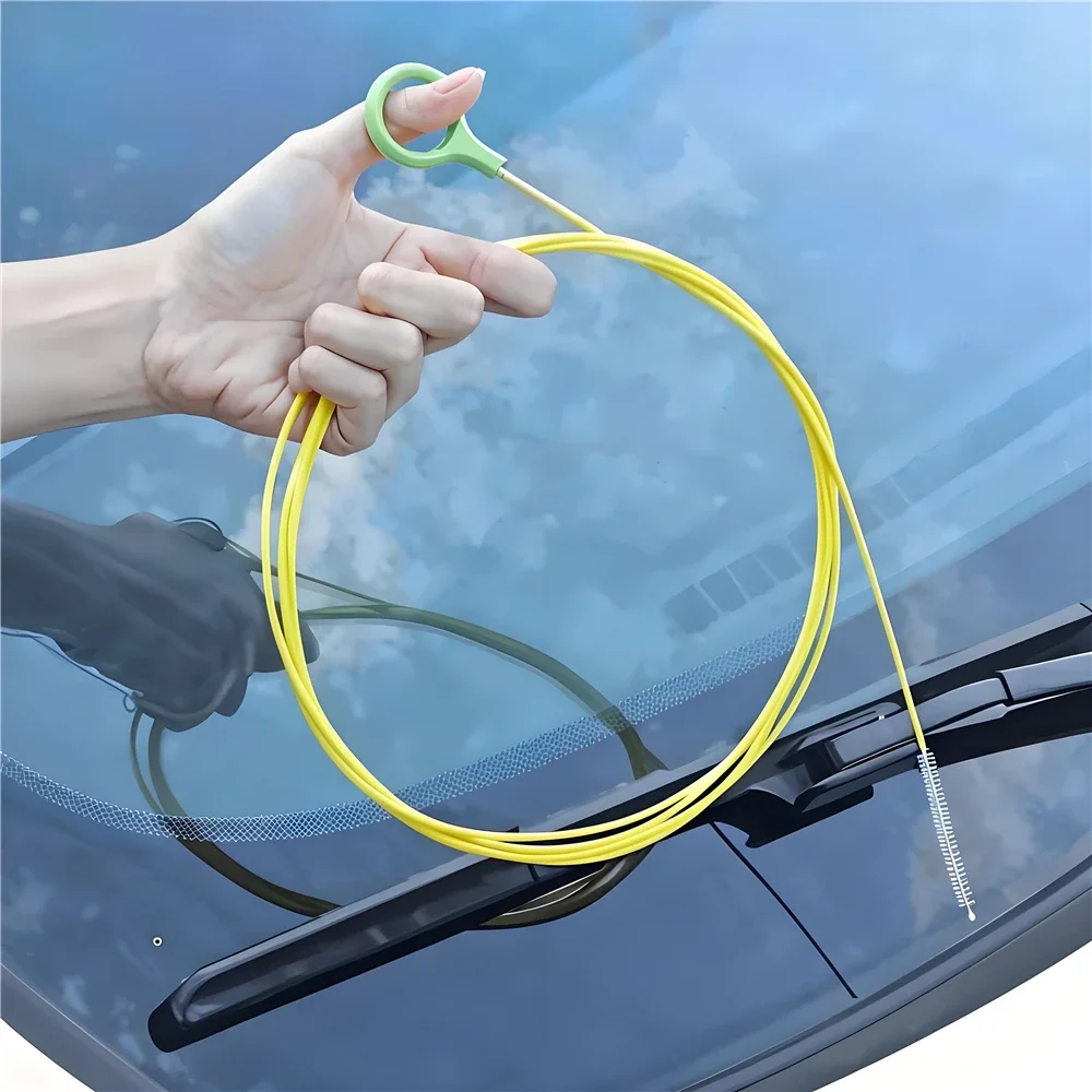 1pc 3m Auto Fogna Sblocco Spazzola di Pulizia Auto Tetto Apribile Tubo Lungo Foro di Scarico Sblocco Tubo Strumento Cleaner Accessori Auto