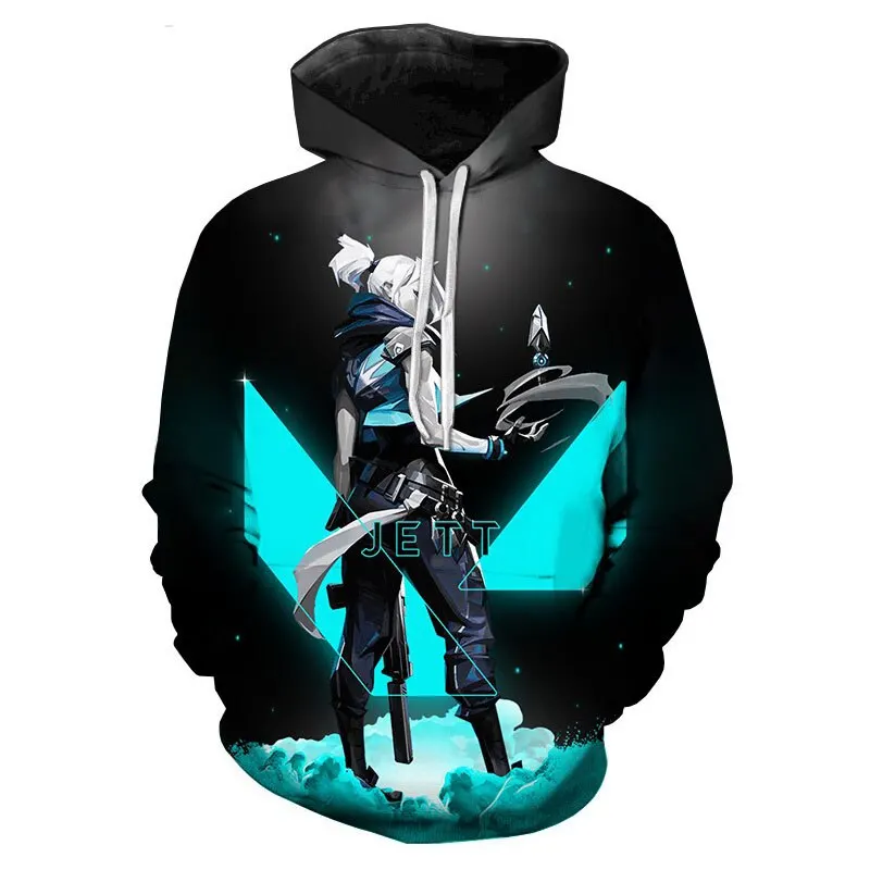 

Hot Game Valorant Graphic 3D Printing Hoodies For Men Casual Large Size Pullovers Sweatshirt Men Women's Hoodie Sudaderas Tops