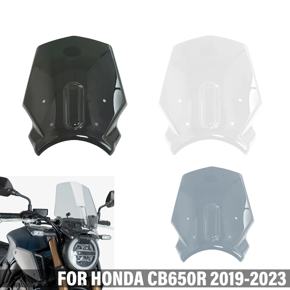 

Motorcycle Front Spoiler Windshield FOR HONDA CB650R CB 650 R 2019-2023 Airflow Fairing Wind Windscreen Deflectors Accessories