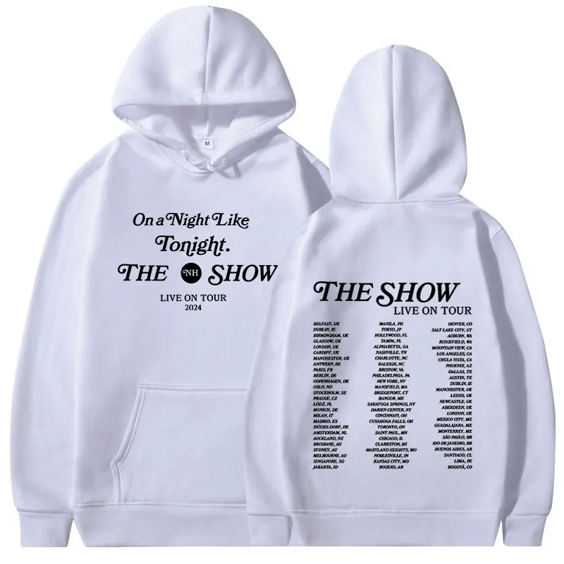 Niall Horan on A Night Like Tonight The Show Live on Tour 2024 Hoodies Men's Women Casual Fashion Harajuku Oversized Sweatshirts