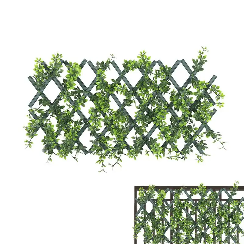 Expandable Garden Trellis Stretchable Decorative Fences Plant Support Decorative Wall Trellis Fence For Staircase Home