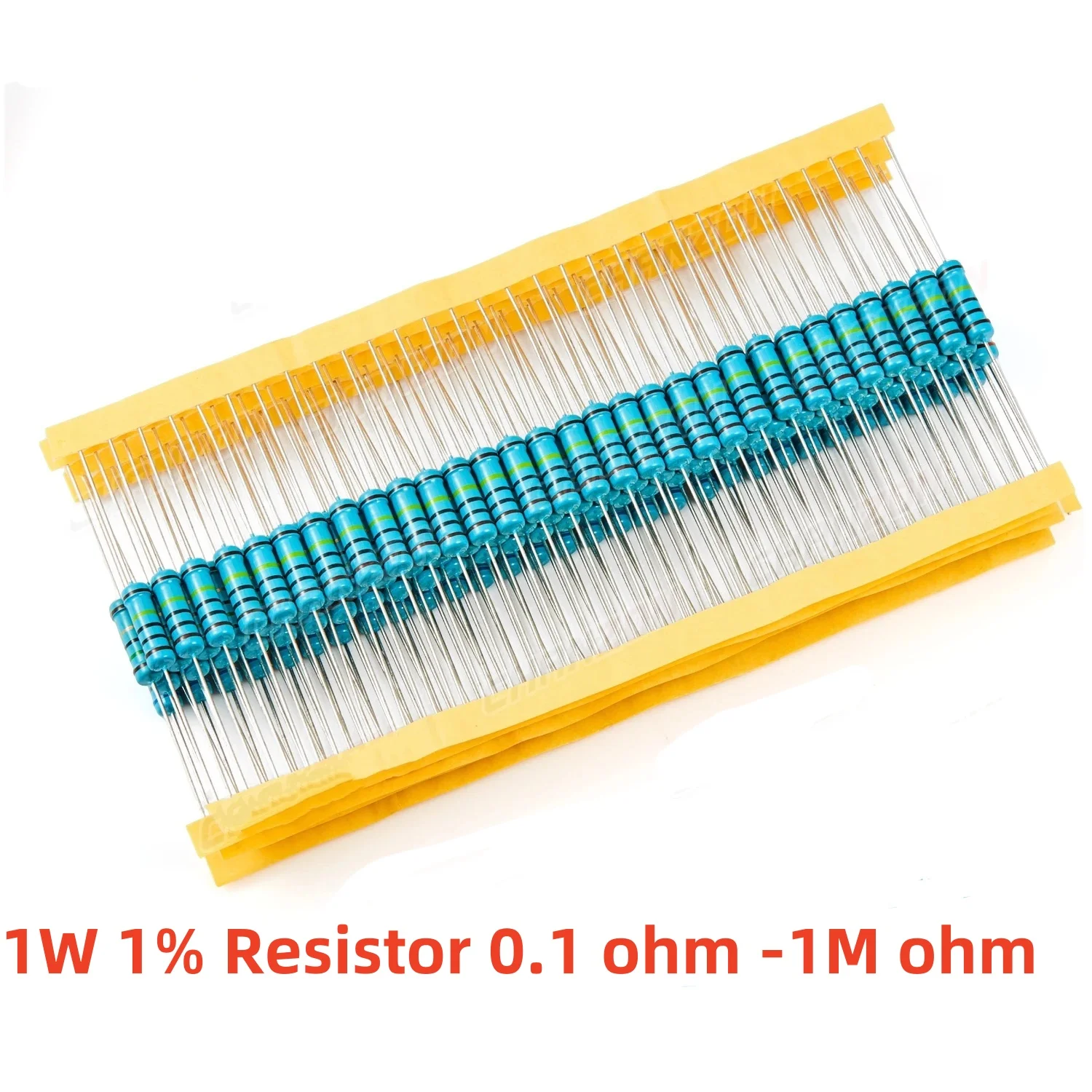

1W 1% High Precision Metal Film Resistor Kit 0.1 2 4.7 10 47 100 470 1K 4.7K 22K 47K 68K 1M Ohm 1 Watt Resistance Assortment Set