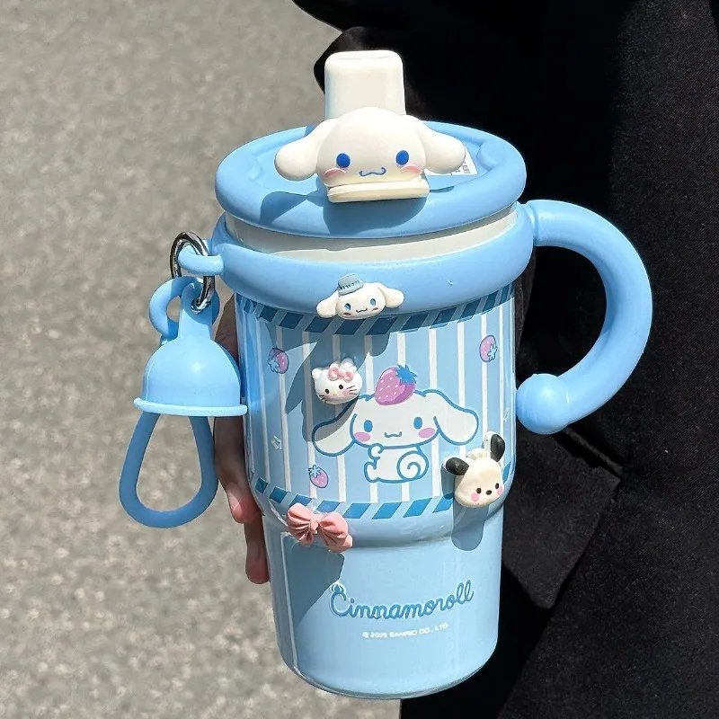 Kawaii My Melody Pochacco Kuromi My Melody Sanrio Tazza isolata in acciaio inossidabile 316 Bottiglia per bambini adorabili Regalo per ragazze