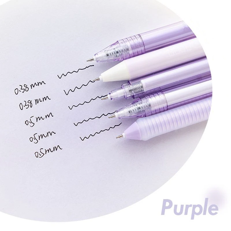 Ручка гелевая в виде ручки, 5 шт.