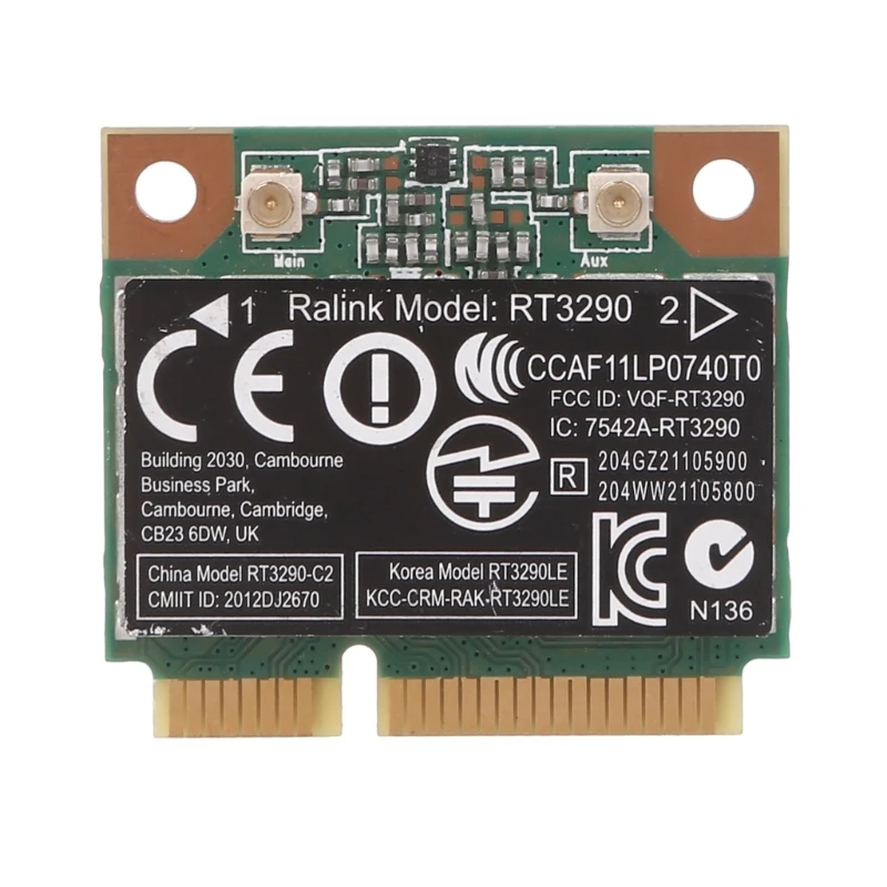 Rt3290 802.11b/g/n Draadloze Wifi-Kaart Bluetooth-Compatibel 3.0 Halve Mini Pci-e Kaart Vervanging Voor Cq58 M4 M 6 4445S Dv4