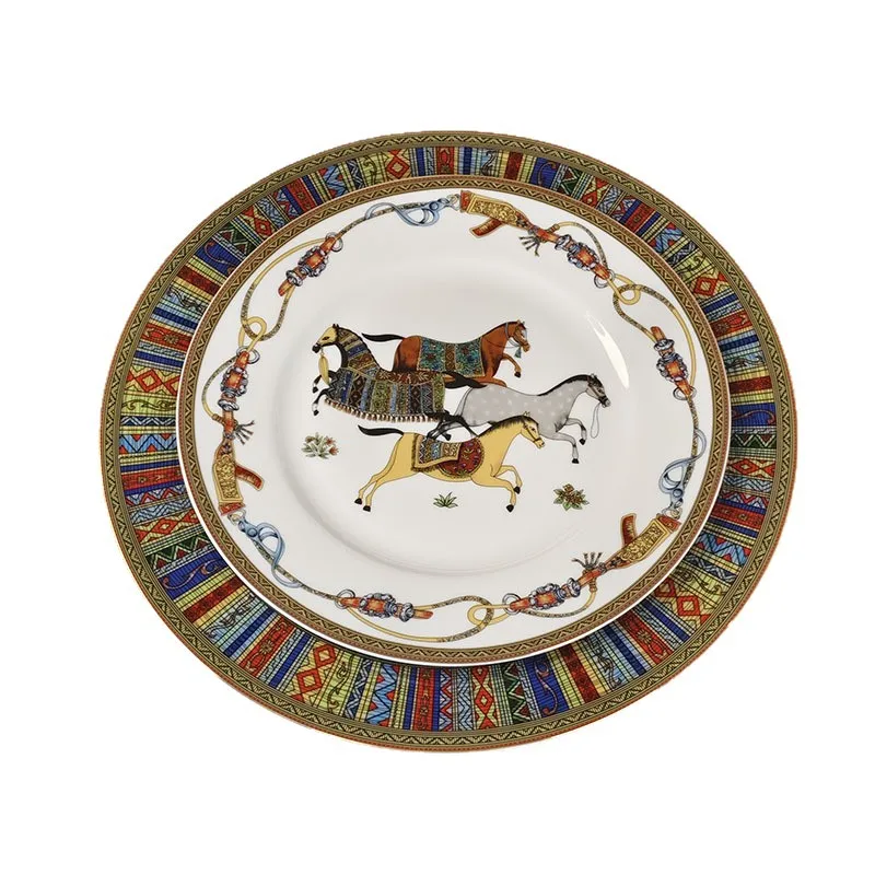 22-piece set of bone china bowls, spoons, dinner plates, dim sum  soup plates, taste plates, chopsticks, gift tableware