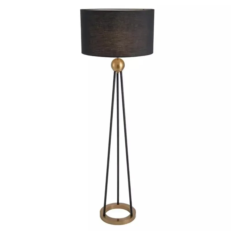 for  Modern LED Floor Lamp Chinese Black Large Size for Living Room Bedroom Office  Decoration