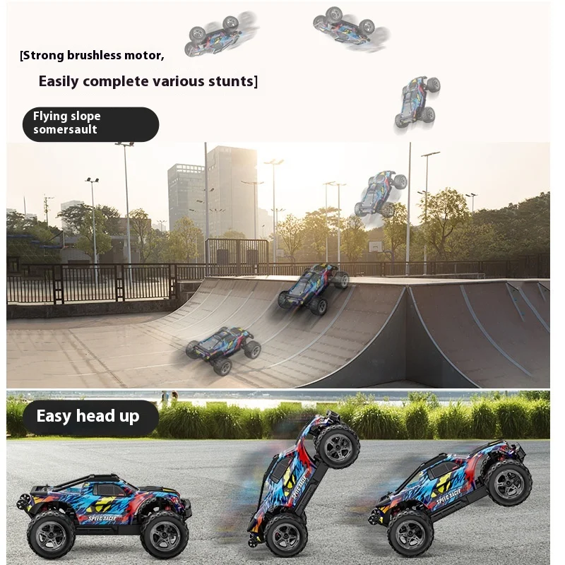 Kf10 1:10 Scale ความเร็วสูง Brushless RC รถรีโมทคอนโทรล Off-Road ปีนเขาการแข่งขันรถสัดส่วนเต็มรูปแบบสี่ล้อไดรฟ์ของเล่น