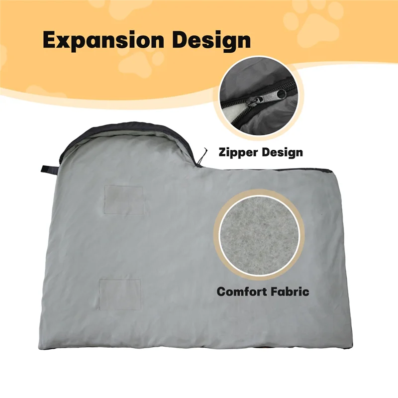 

Autumn And Winter Household Pet Warm Sleeping Bag Adjustable Temperature Heating Pet Sleeping Bag-ABUA