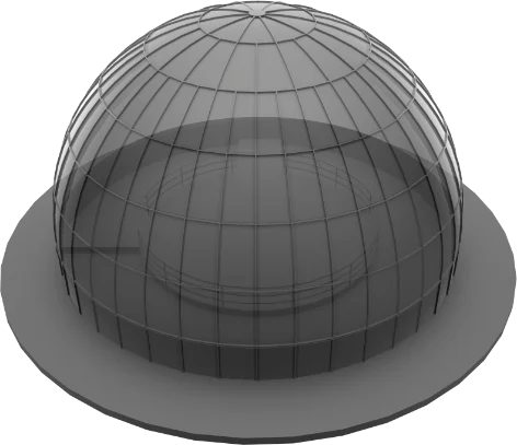 SMX 6m Diameter Dome Projection Screen 360 Degree Immersive Projection Screen