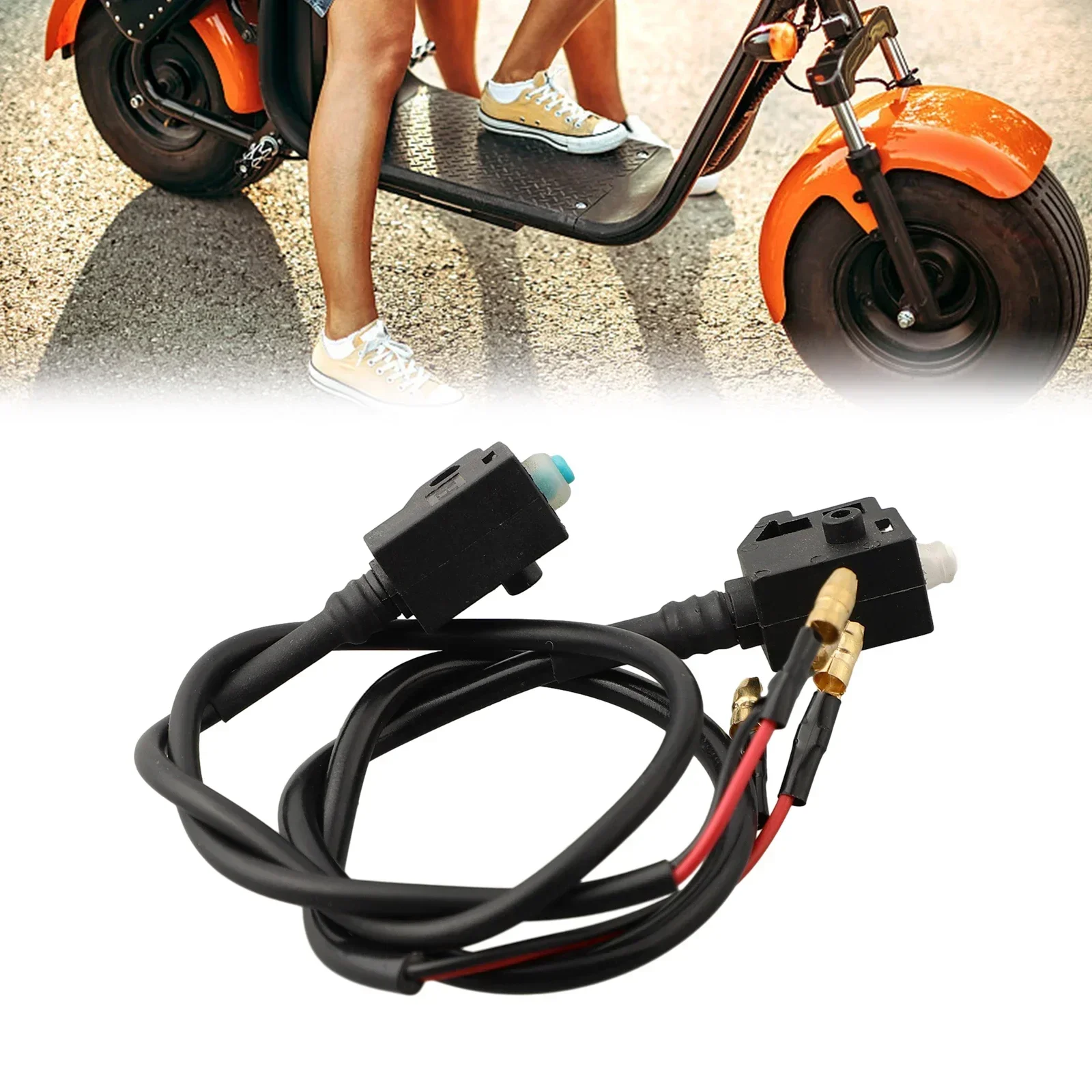 Interruptor de apagado para bicicleta eléctrica, cable de freno de disco delantero y trasero para motocicleta, interruptor antihorizontal, accesorios eléctricos para bicicleta