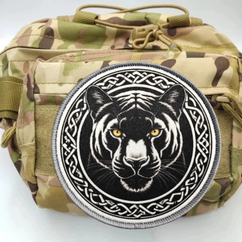 Parche de tigre MOLLE táctico para ropa y mochila – Insignia militar - imagen 3