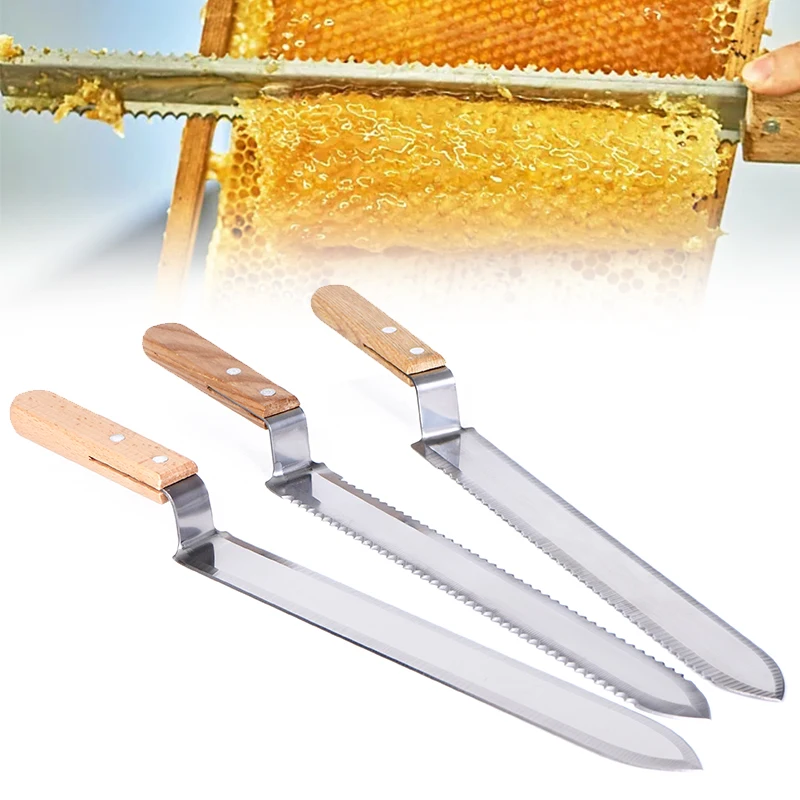 Beekeeping Tools Bee Honey Uncapping Scraping Knife Bee Hive Scraper Equipment Cutter for Beekeeper Supplies