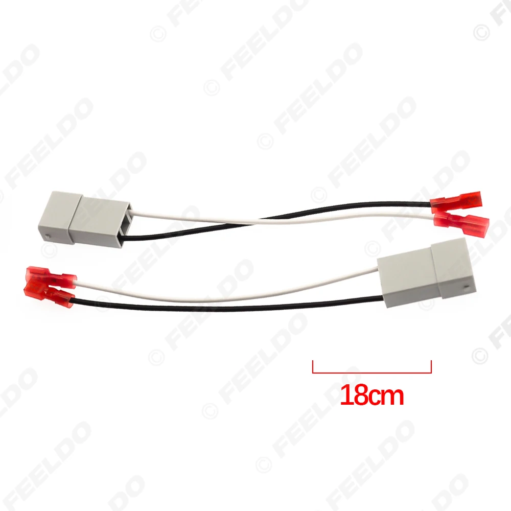 

FEELDO автомобильный 2-контактный стереодинамик, жгут проводов, адаптеры для Honda Accord, автомобильный динамик, сменное соединение, вилки, кабели