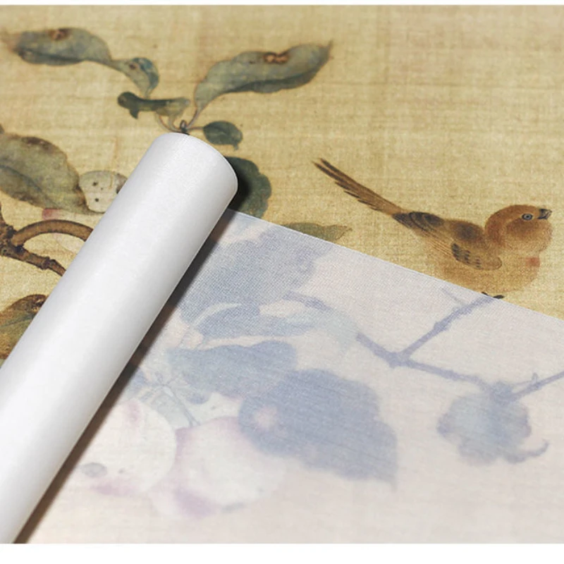 Colorful Silk Rice Paper Colorful Japanese Silk Xuan Paper Chinese Calligraphy Landscape Meticulous Painting Ripe Xuan Paper