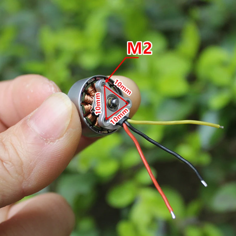 Mini 18mm 3-phase 2S Brushless Motor 2750KV High Speed for RC Drone FPV Quadcopter Aircraft