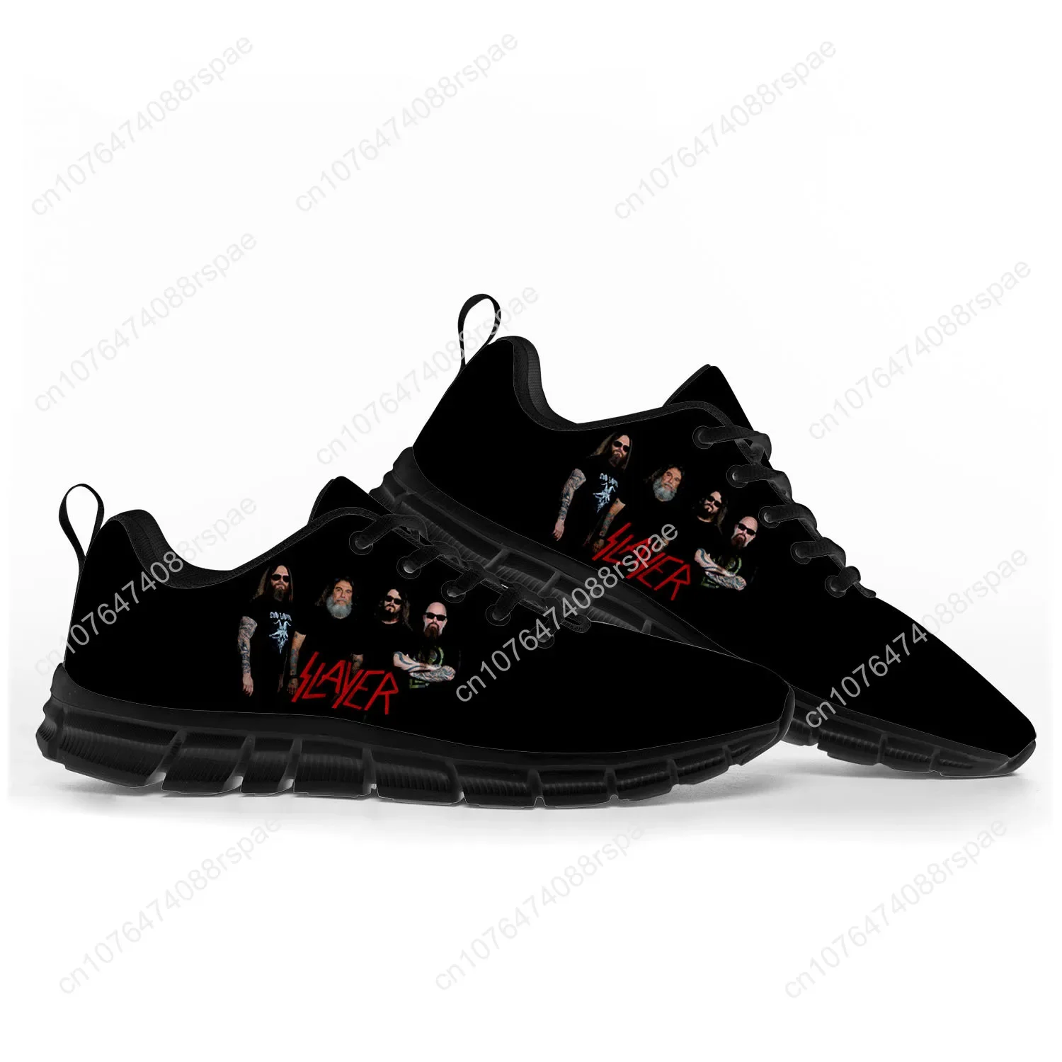 Chaussures de sport Slayer RapMetal Rock Band pour hommes et femmes, baskets décontractées personnalisées pour adolescents et enfants, chaussures de couple de haute qualité