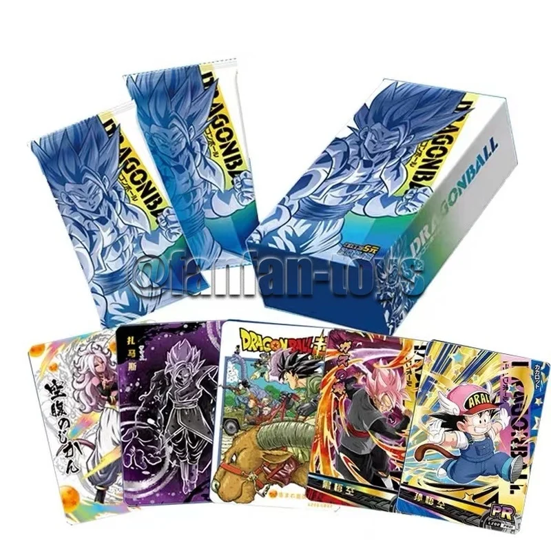 5/25/100 Pcs Anime Dragon Ball Card Son Goku Saiyan Vegeta TCG Rare Trading Collection Cards Battle Carte for Children Gift Toys