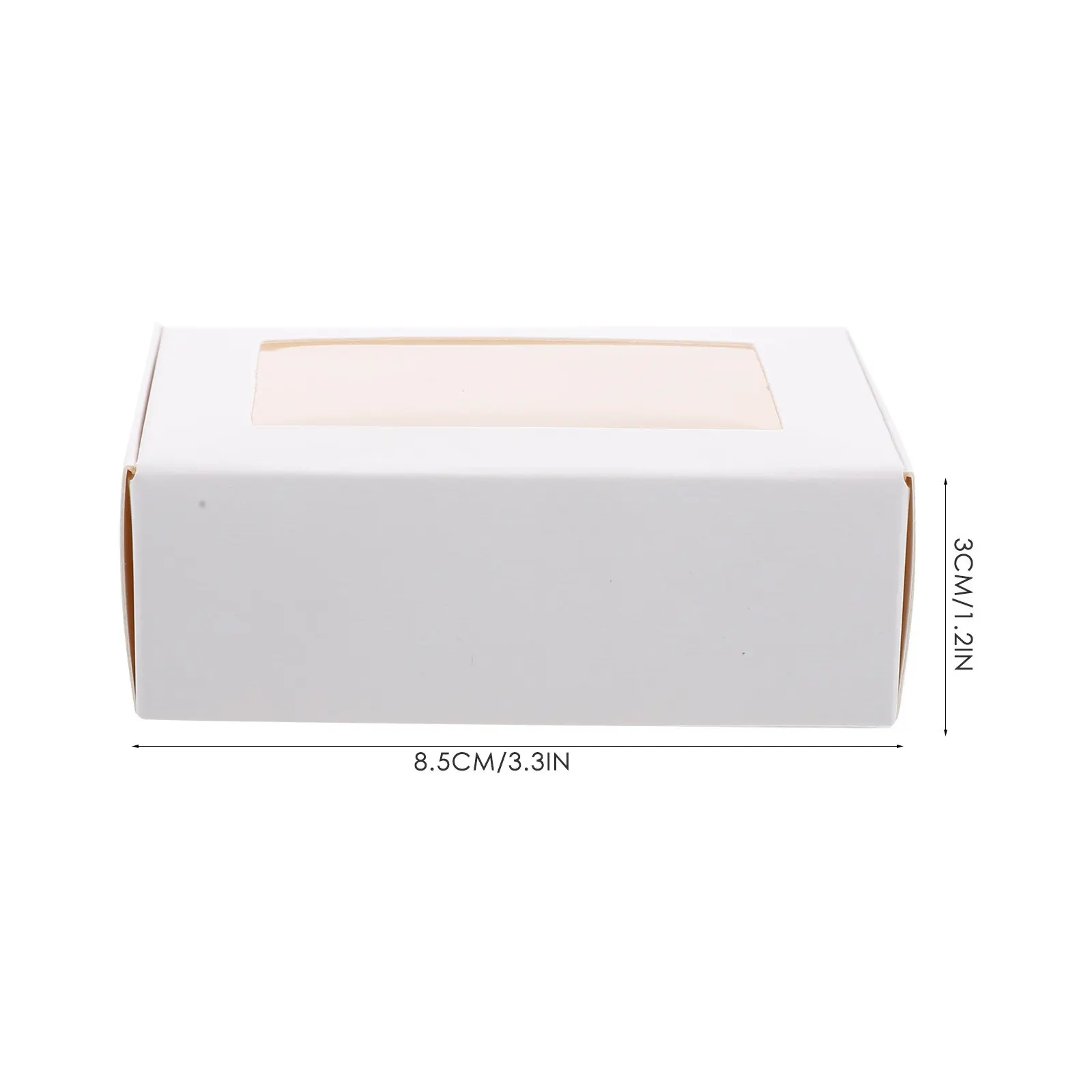 Mini Candy Boxes with Window 50 Pack Small Cookie Containers for Bakery Treat Gift Packaging