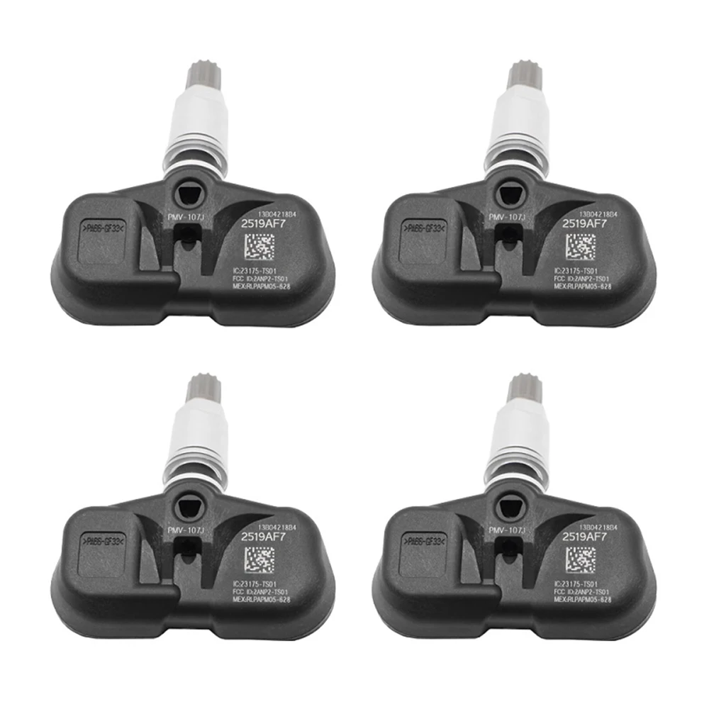 

4pc TPMS 42607-33021 42607-33011 PMV-107J Tire Pressure Monitor Sensor For Corolla RAV4 Yaris Avalone CT200h RX350 RX450