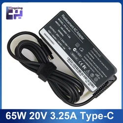 20V 3.25A 65W USB Type-C AC Laptop Power Adapter Charger For Lenovo Thinkpad X1 Carbon Yoga X270 X280 T580 P51 P52s E480 E470 S2