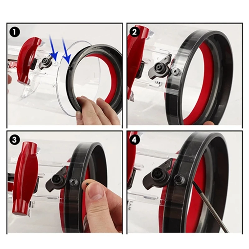 Contenedor de polvo para aspiradora Dyson V12 V10 Slim, anillo de sellado fijo superior, reemplazo de filtro de cubo de polvo, caja de basura
