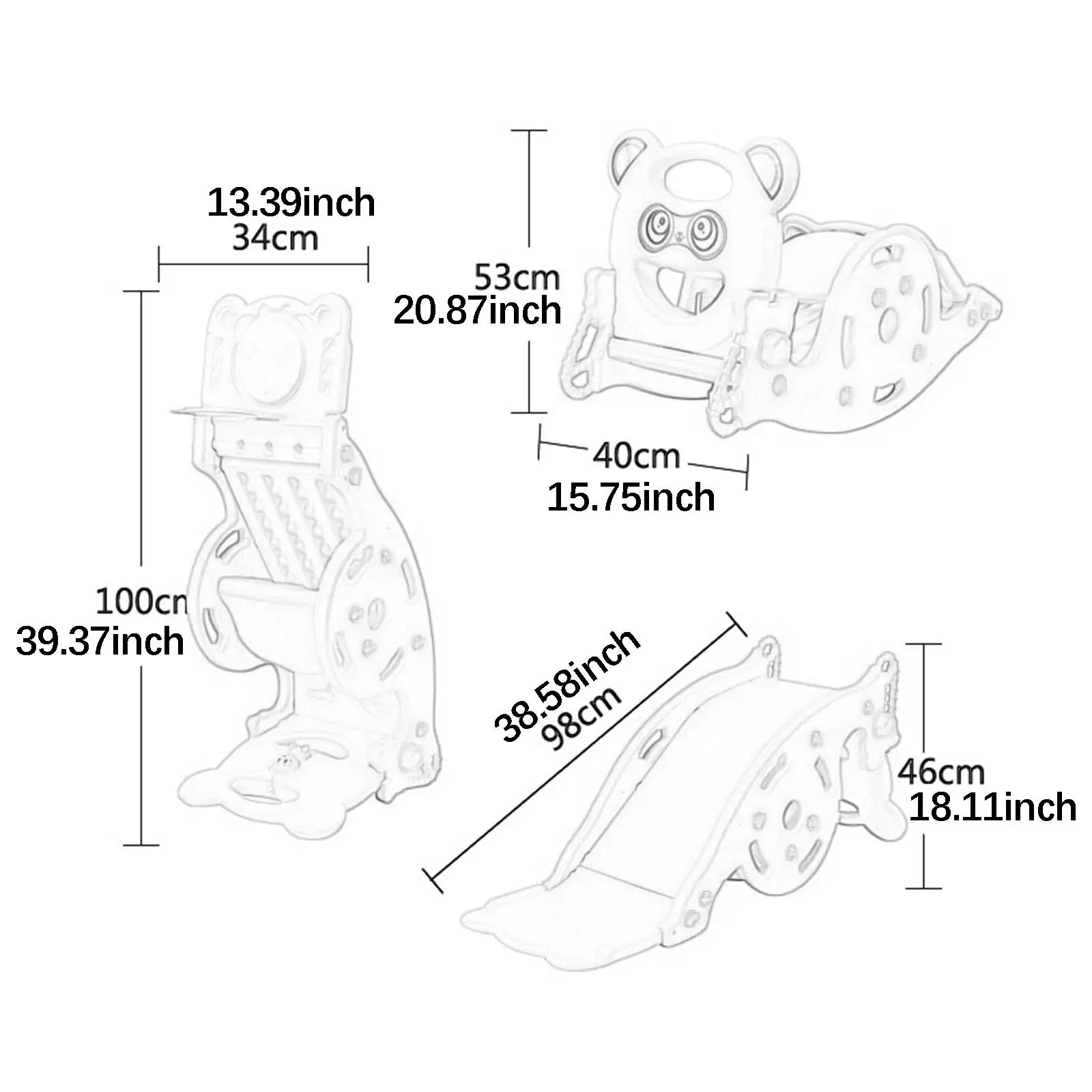 

Детская горка-качалка, многофункциональный игровой комплекс для дома с баскетбольным кольцом, складная конструкция для детей от 1 до 6 лет, для мальчиков и девочек