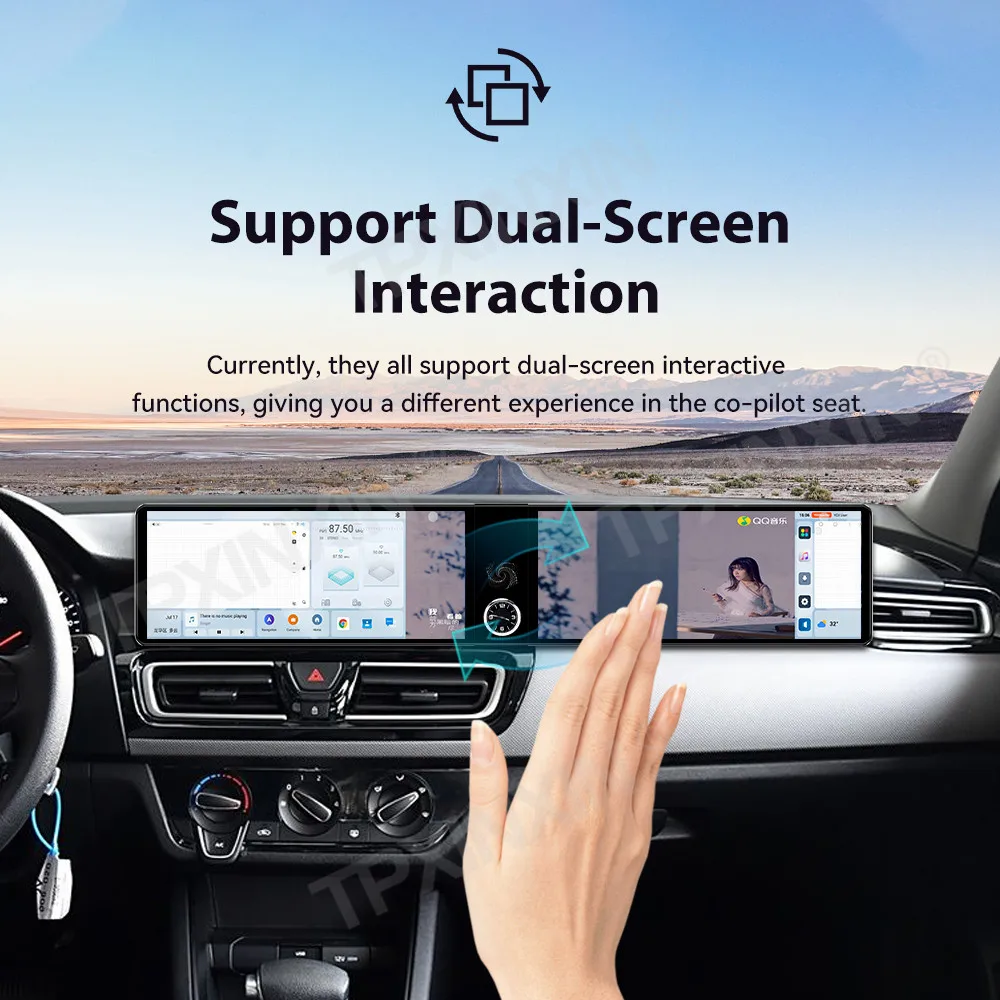 كوالكوم شاشة مزدوجة أندرويد 13 لكيا فورتي 2018 2019 راديو السيارة ستيريو السيارات مشغل وسائط متعددة نظام تحديد المواقع والملاحة رئيس وحدة