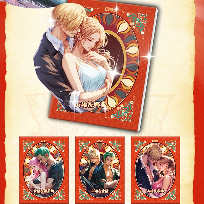 Kaiyuan One Piece Collection Card Luffy Nami Boa Sanji Doujin Hobby Game Card CCG Booster Box Toy Gift