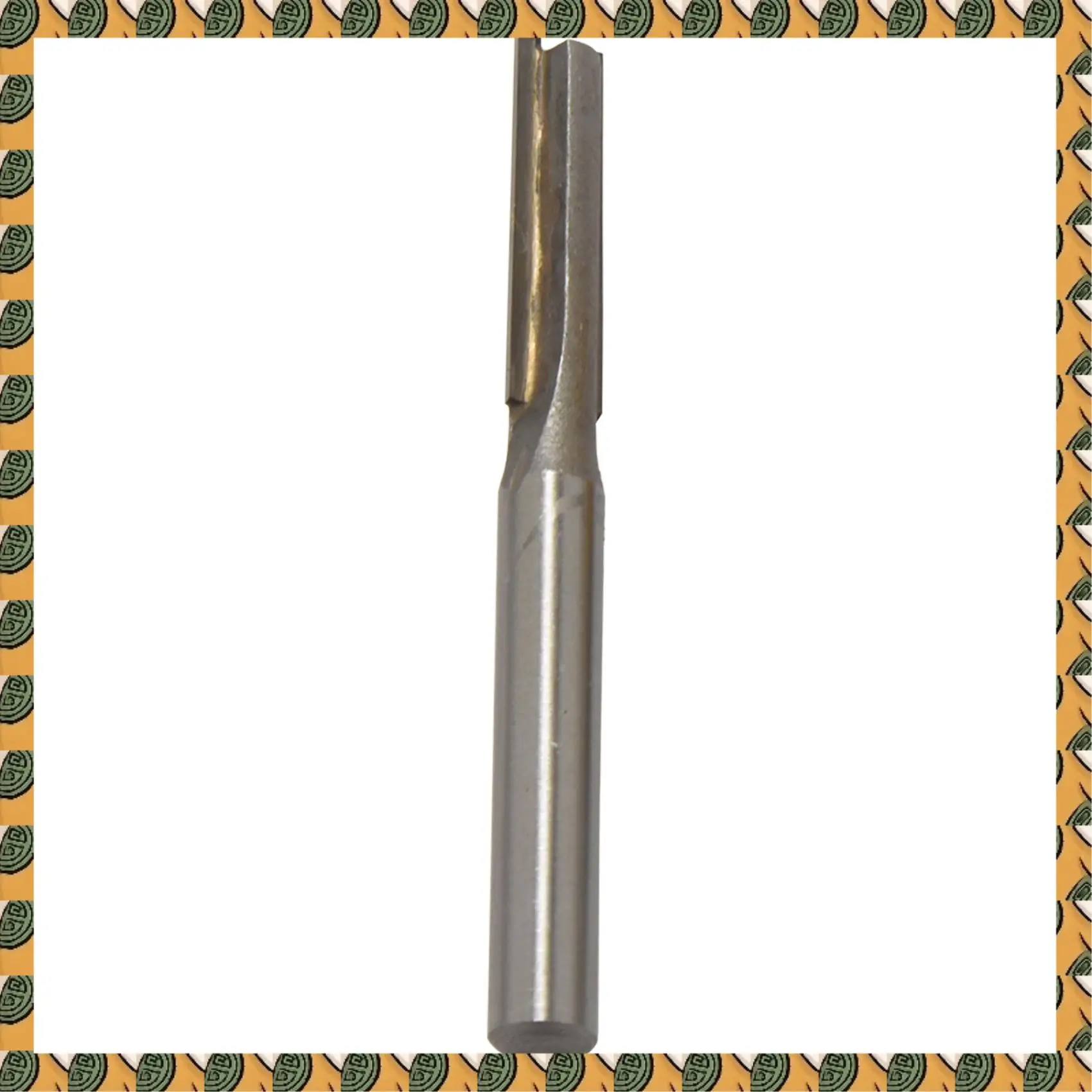 ชุดดอกเราเตอร์ตรง A77I จำนวน 10 ชิ้น ขนาด 1/4 นิ้ว, 3/8 นิ้ว, 1/2 นิ้ว, 5/8 นิ้ว, 3/4 นิ้ว, ก้านดอก 1/4 นิ้ว (สีเหลือง)