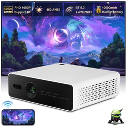 Touyinger S11 Mini Portable Full HD Projector Support 5G WiFi Auto Focus Home Theater