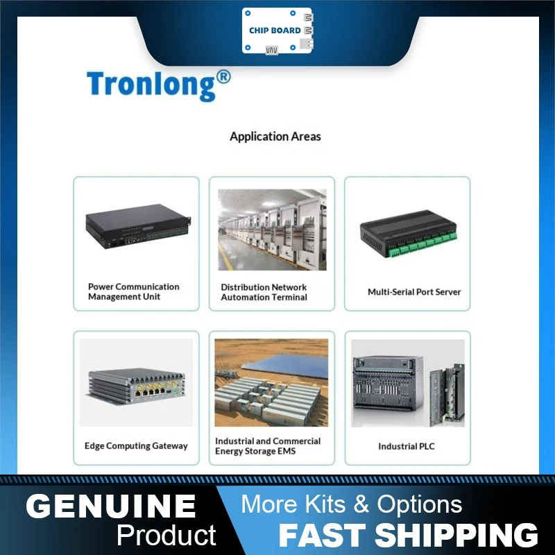 

Промышленная плата разработки Tronlong Allwinner T536 с процессором Cortex-A55, ядром RISC-V, NPU и 17 портами UART